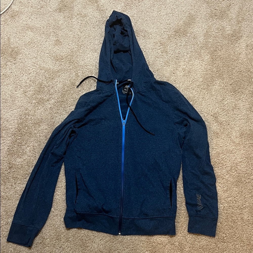 American Eagle Outfitters Navy Zip-Up Sweater